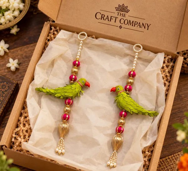 Fabric_Traditional_Parrot_Motif_Hanging_Decor