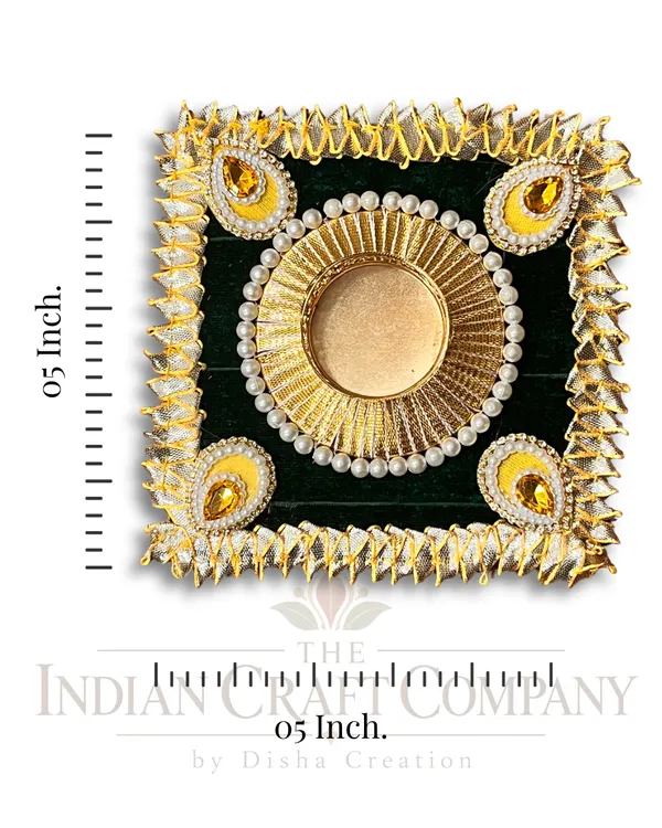 Metal_Festive_Embellished_Diya_Thali