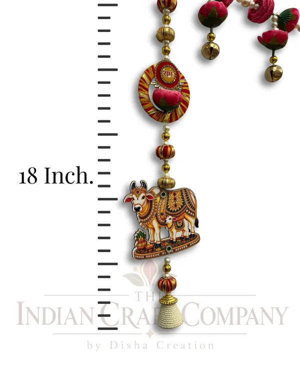 Beaded_Traditional_Cow_Motif_Door_Toran