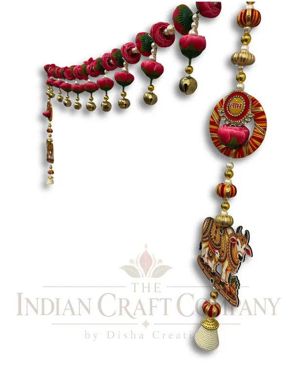 Beaded_Traditional_Cow_Motif_Door_Toran