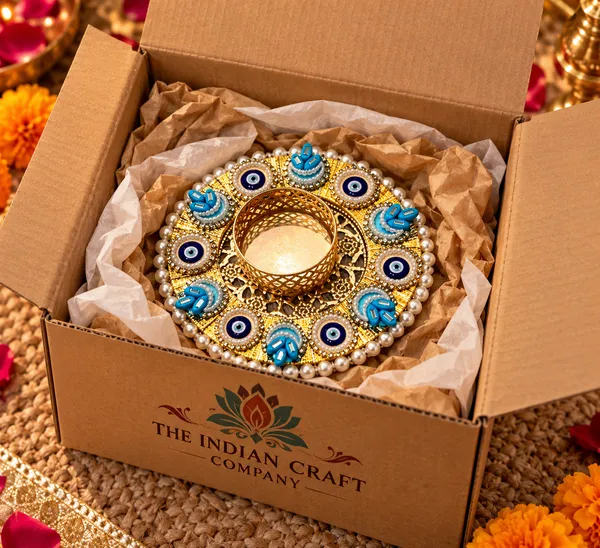 Gold-Tone_Festive_Peacock_Embellished_Diya_Holder