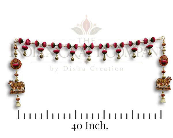 Beaded_Traditional_Cow_Motif_Door_Toran