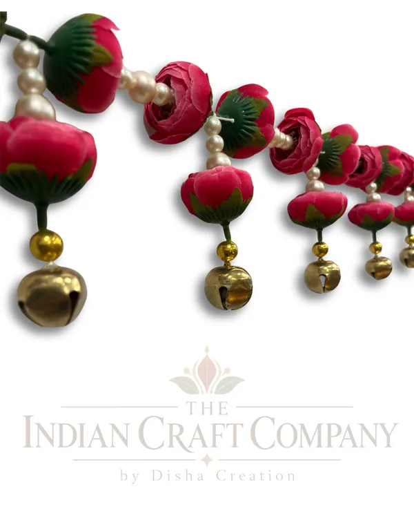 Beaded_Traditional_Red_And_Green_Door_Toran