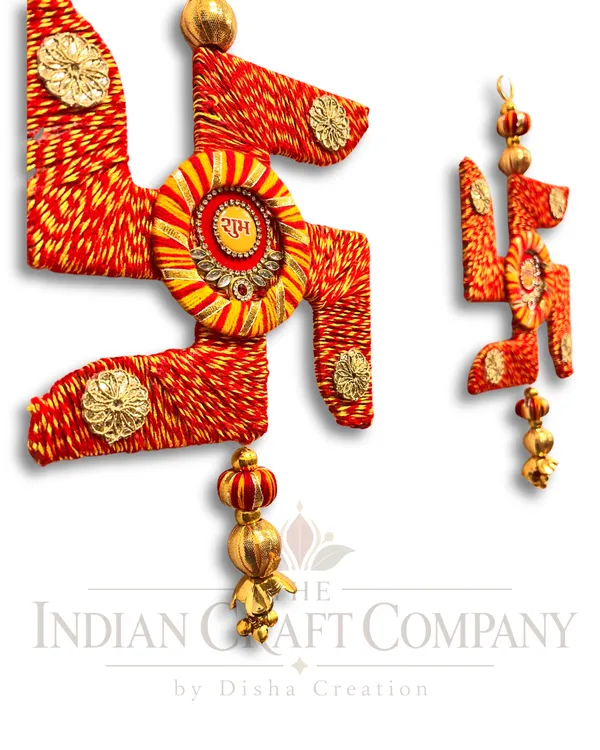 Red_Traditional_Swastik_Door_Hanging_Decor_Set