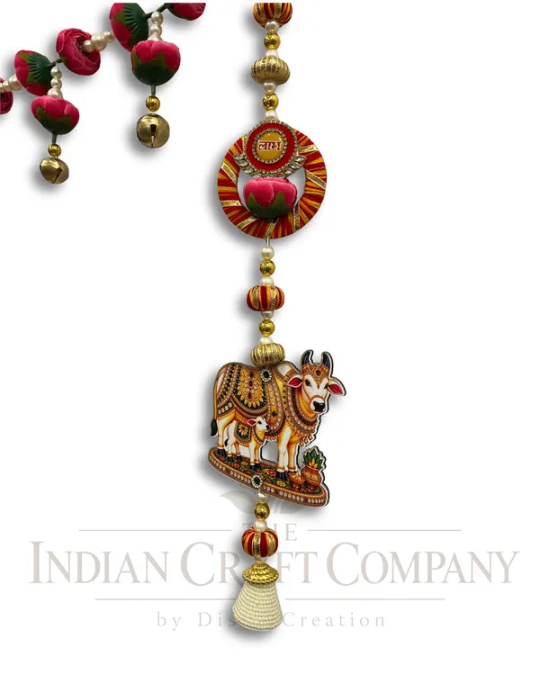 Beaded_Traditional_Cow_Motif_Door_Toran