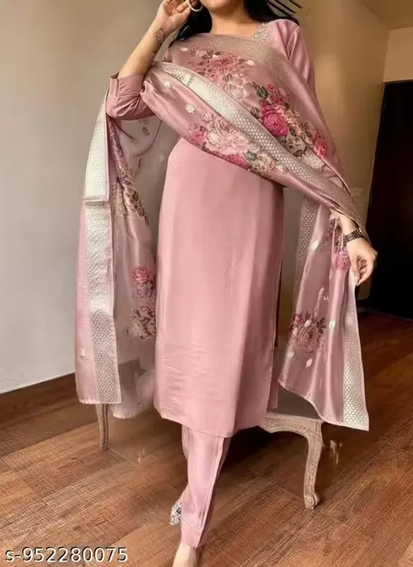 Pink_Embroidered_Straight_Fit_Kurta_Set_For_Women