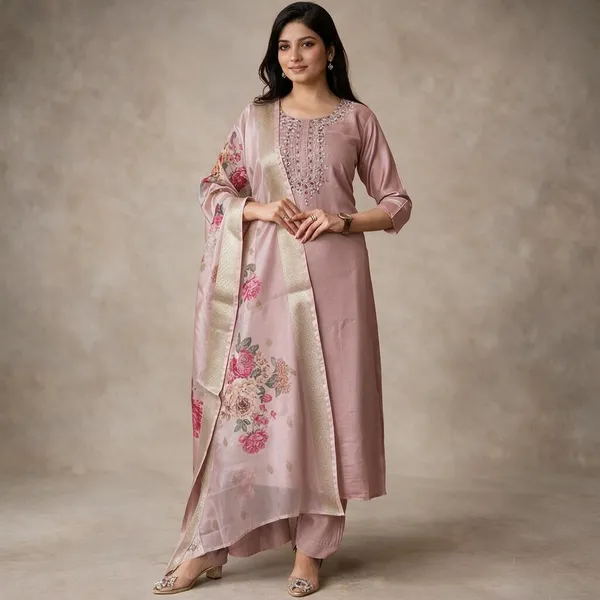 Pink_Embroidered_Straight_Fit_Kurta_Set_For_Women