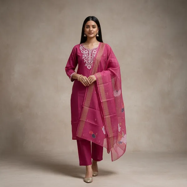 Pink_Embroidered_Straight_Kurta_Set_For_Women