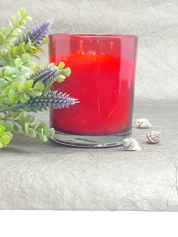 Glass_Decorative_Red_Candle