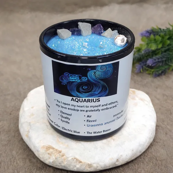 Blue_Glitter_Zodiac_Wax_Jar_Candle