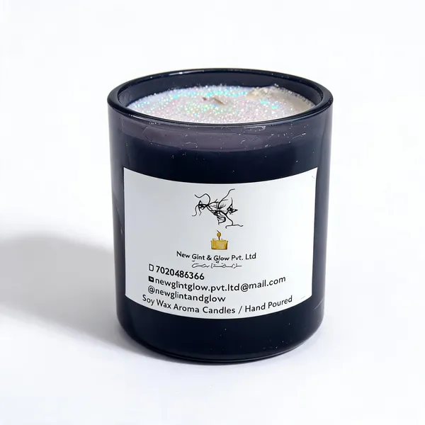Soy_Wax_Blue_Glitter_Aroma_Glass_Jar_Candle