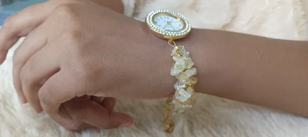 Gold-Tone_Embellished_Bracelet_Watch_for_Women