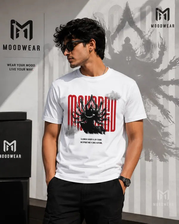 Mahedev_Graphic_Tee_White