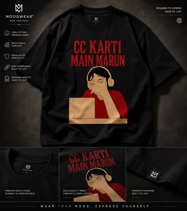 Cc_Karti_Main_Graphic_T_Shirt_Black_Cotton
