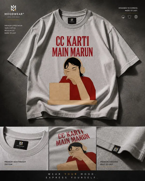 Cc_Karti_Main_Graphic_T_Shirt_Gray_Cotton