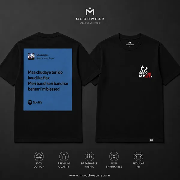 Champions_Tee_Black_Cotton