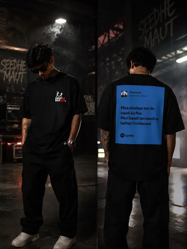 Champions_Tee_Black_Cotton