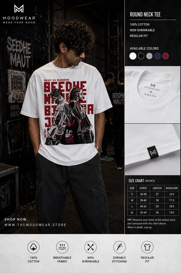 Seedhe_Maut_Graphic_T_Shirt_White_Cotton