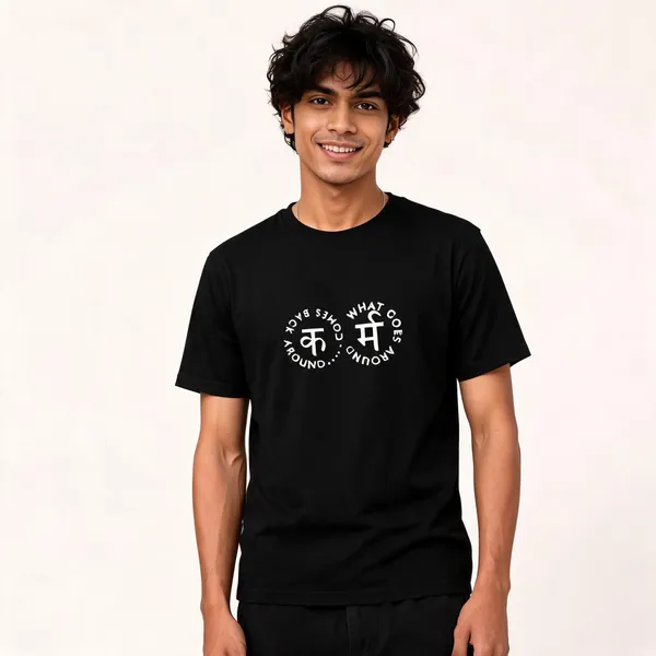 Black_Cotton_Graphic_Spiritual_T-Shirt_For_Men