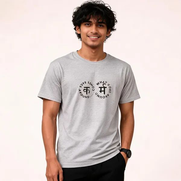 Grey_Cotton_Graphic_Spiritual_T-Shirt_For_Men
