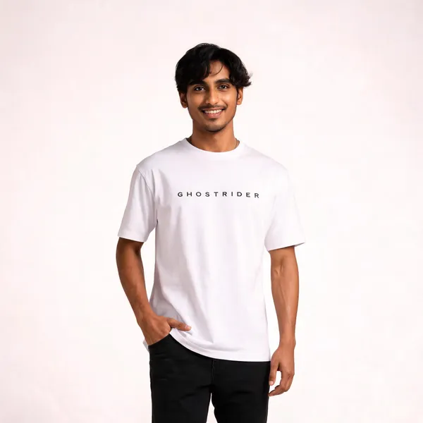 White_Cotton_Graphic_Ghost_Rider_T-Shirt_For_Men