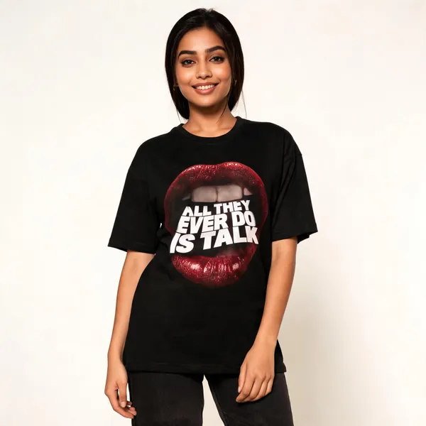 Black_Cotton_Graphic_T-Shirt_For_Women