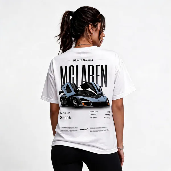 White_Cotton_Mclaren_Senna_Graphic_T-Shirt_For_Women
