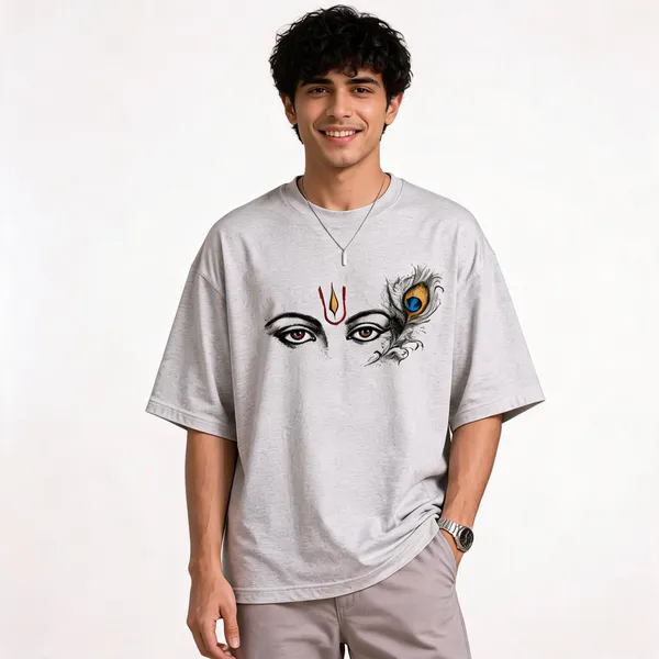 Grey_Cotton_Oversized_Divine_Vision_Graphic_T-Shirt_For_Men