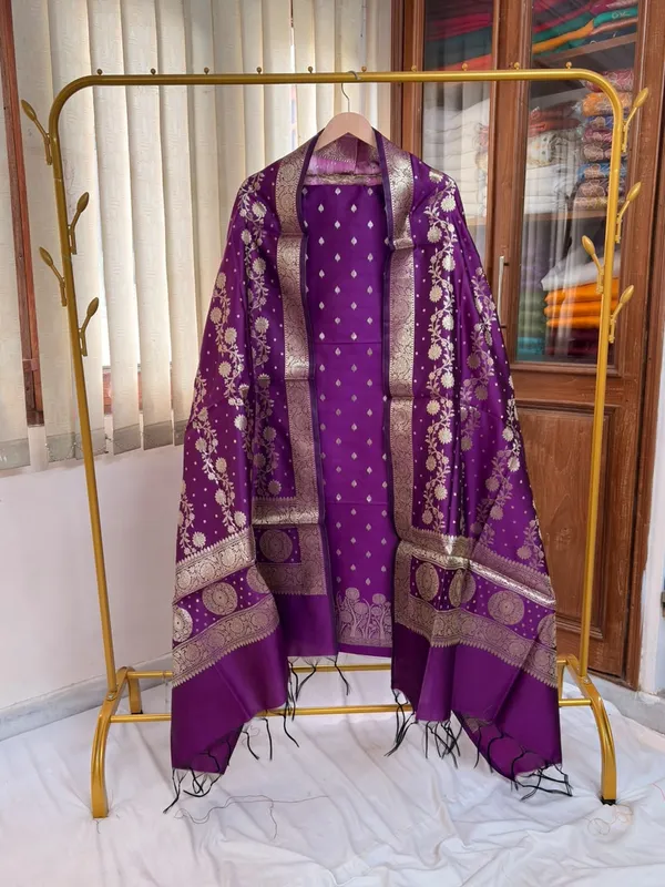 Purple_Soft_Silk_Unstitched_Suit_Set_Material_For_Women