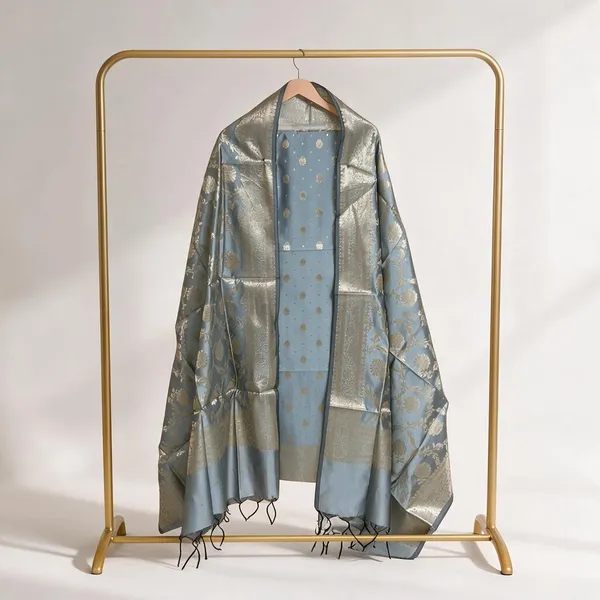 Blue_Soft_Silk_Unstitched_Suit_Set_Material_For_Women