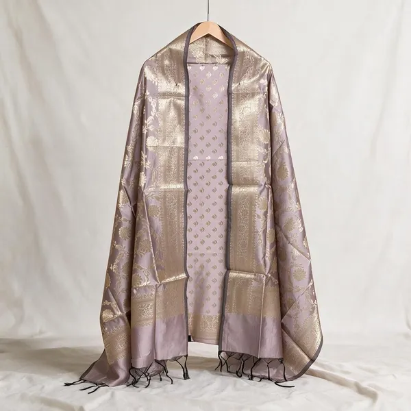 Pink_Soft_Silk_Unstitched_Suit_Set_Material_For_Women
