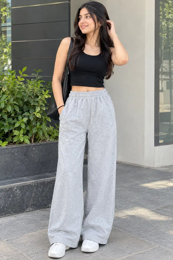 Grey_Wide_Leg_Casual_Pants_for_Women