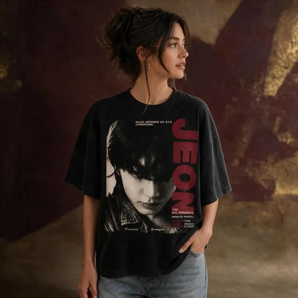 Black_Cotton_Lycra_Oversized_Bold_Graphic_Print_T-Shirt_For_Women