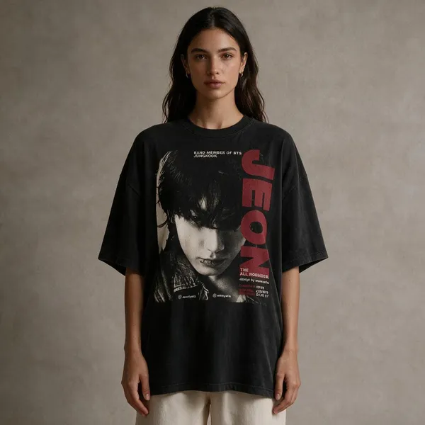 Black_Cotton_Lycra_Oversized_Bold_Graphic_Print_T-Shirt_For_Women