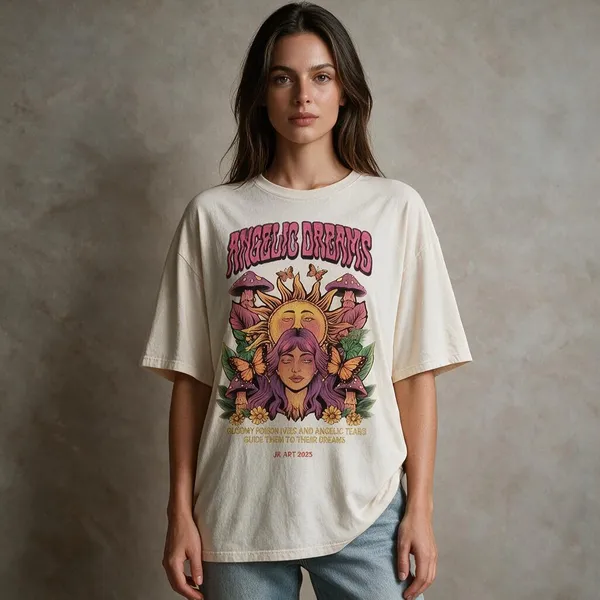 Off-White_Cotton_Lycra_Oversized_Floral_Graphic_T-Shirt_For_Women