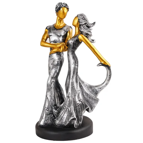 Metallic_Finish_Romantic_Couple_Sculptural_Showpiece