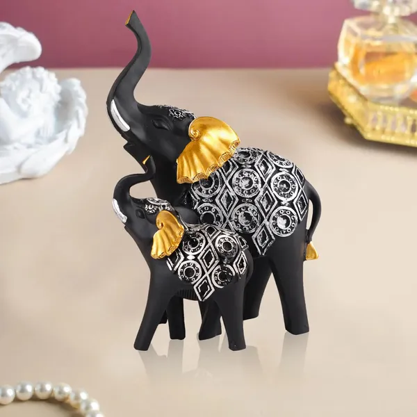 Black_Decorative_Elephant_Figurine_Set