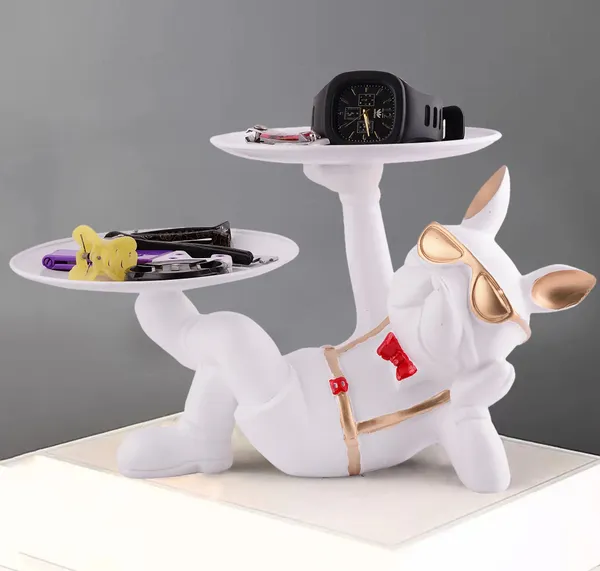 White_Dog_Butler_Decorative_Serving_Tray