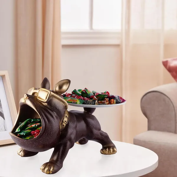 Resin_Dog_Shape_Two_Tier_Serving_Stand