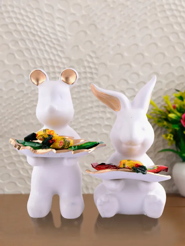 White_Rabbit_Couple_Decorative_Figurines