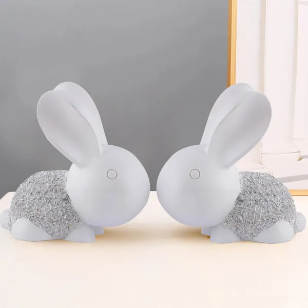 White_Rabbit_Couple_Decorative_Figurines