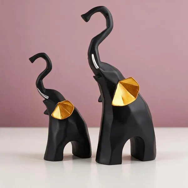 Black_Resin_Contemporary_Decorative_Showpiece_Set_Of_2