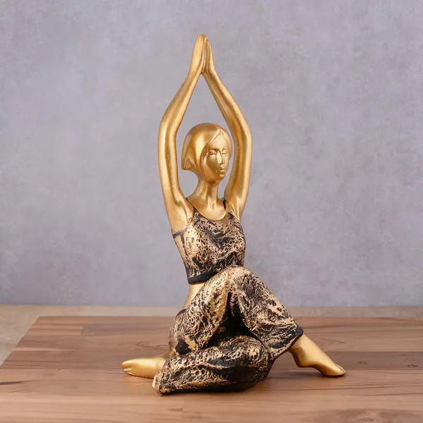 Resin_Golden_Brown_Decorative_Showpiece