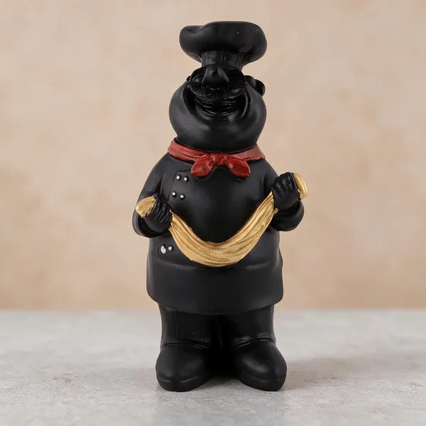 Resin_Black_Gold_Folk_Musician_Figurine