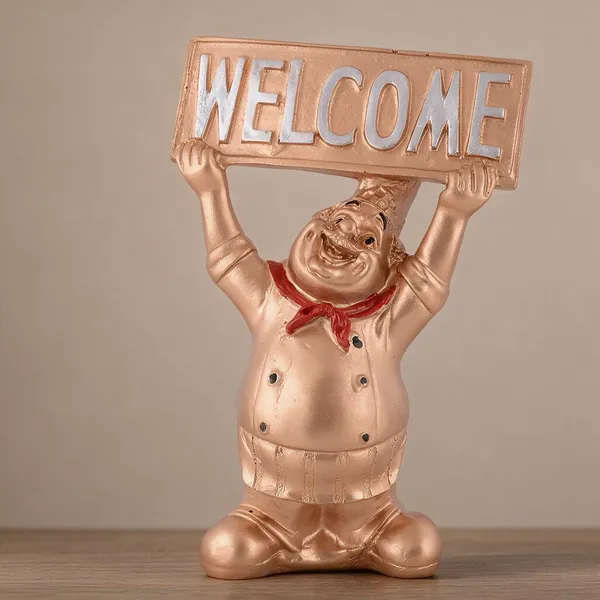 Reddish_Brown_Resin_Chef_Welcome_Sign_Decorative_Figurine