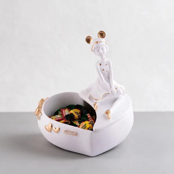 Resin_Decorative_White_Seated_Lady_Heart_Bowl_Showpiece