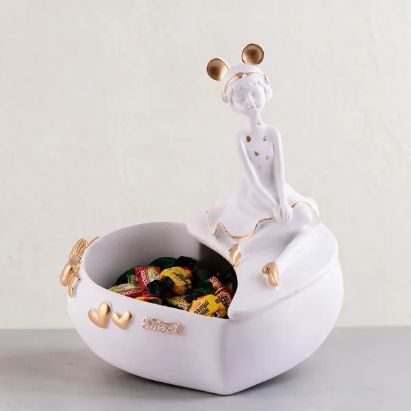 Resin_Decorative_White_Seated_Lady_Heart_Bowl_Showpiece