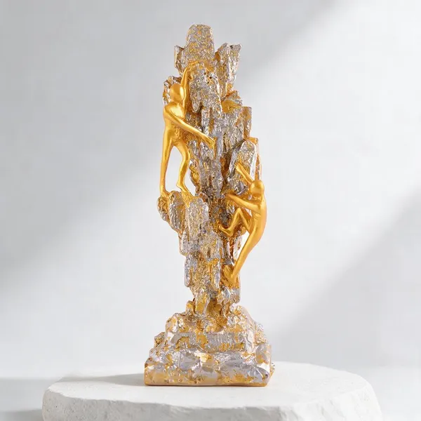 Resin_Devotional_Gold_Silver_Krishna_Idol_Showpiece