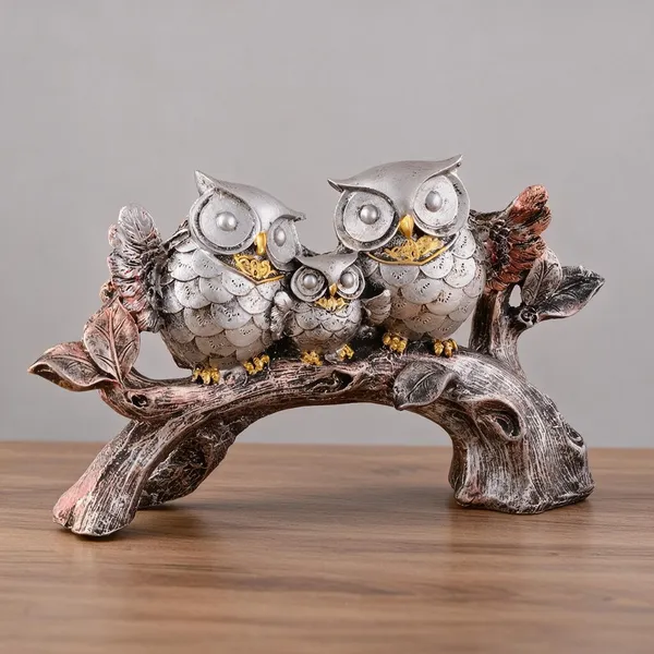 Resin_Decorative_Silver_Owl_Family_Tree_Branch_Showpiece