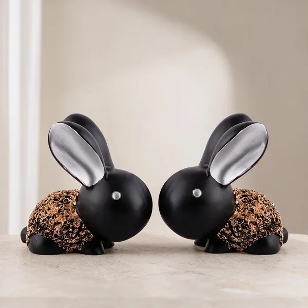 Resin_Decorative_Black_Mouse_Rabbit_Animal_Figurine_Set